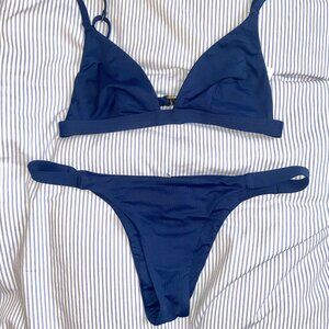 Navy blue Vitamin A swim bikini size S/M